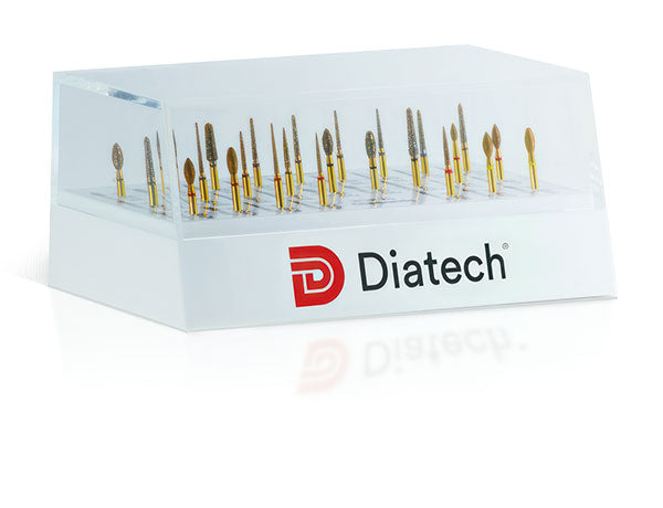 Diatech Top 25 Assorted Gold Diamond Burs