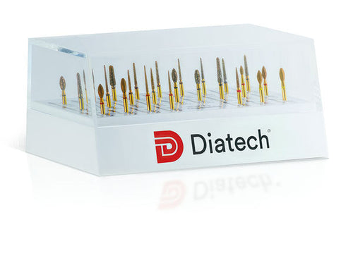 Diatech Top 25 Assorted Gold Diamond Burs