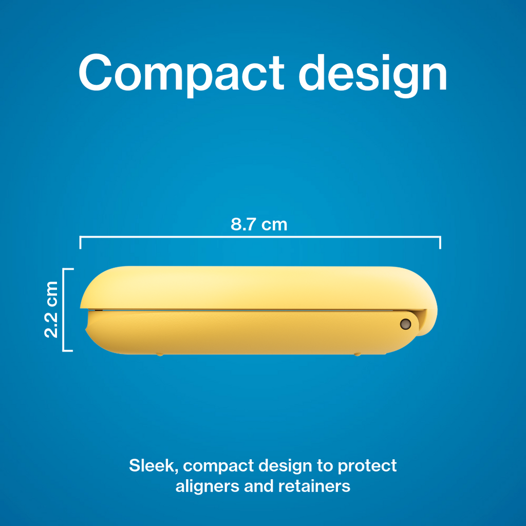 Invisalign™ Aligner Case in Yellow