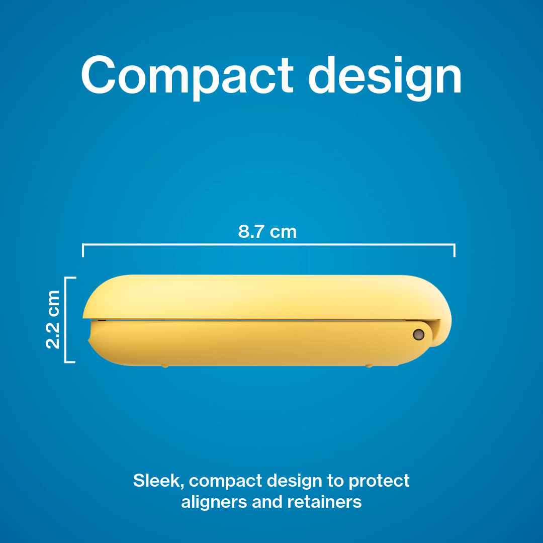 Invisalign™ Aligner Case in Yellow