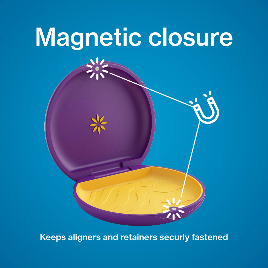 Invisalign™ Aligner Case in Purple