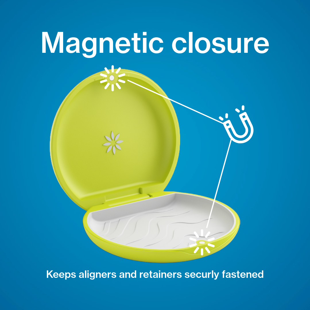 Invisalign™ Aligner Case in Lime Green